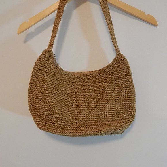 The Sak Shoulder Bag Purse Crochet Tan Bags